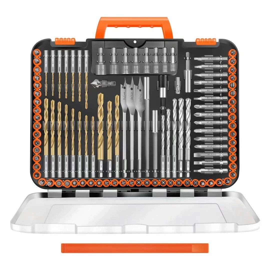 112 Piece Drill Driver Bit Set for Impact Wood Metal Masonry (No Years)