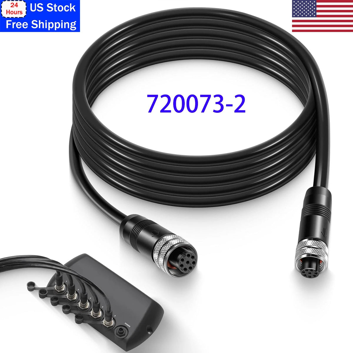 10 Feet Ethernet Cable for Humminbird Helix APEX, SOLIX, Onix