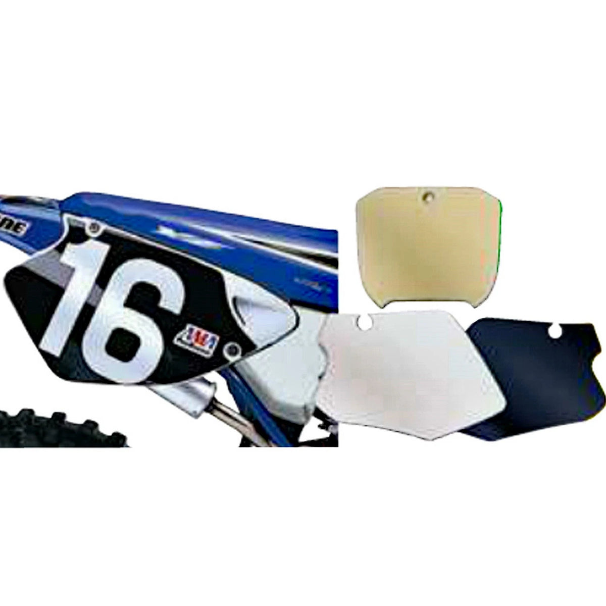 Number Plate Backgrounds Kit for RM125/250 (12-4292)