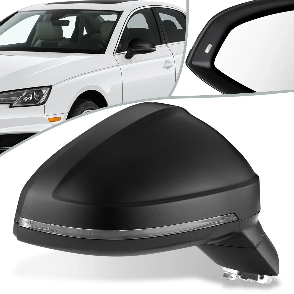 Right Side Mirror for Audi A4 Allroad S4 (2017–2019) AU1321136