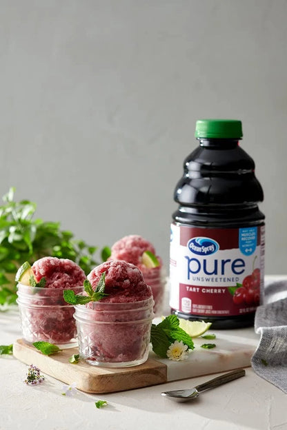 Pack of 8 Ocean Spray Pure Unsweetened Tart Cherry Juice