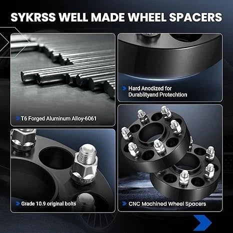 Set of 4 Hubcentric Wheel Spacers 1.5" 6x120 14x1.5 for Chevrolet Blazer (2019–2023)