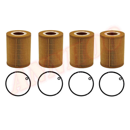 4X Engine Oil Filter Kit for Mercedes-Benz Sprinter E ML GL-Class (A6421800009)