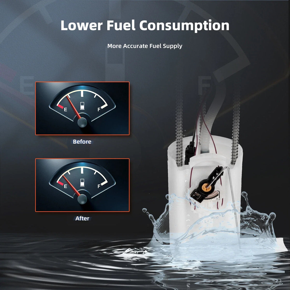 Fuel Pump for Chevy Silverado 1500 GMC Sierra 1500 (1999–2003) 4.3L 4.8L 5.3L