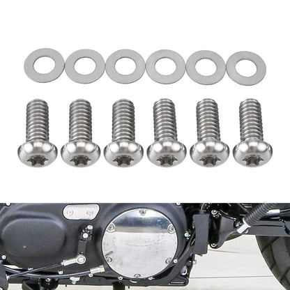 Titanium Derby Cover Screw Kit for Harley Sportster 1200 Nightster (2007–2012) 943