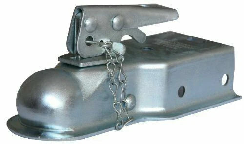 Straight 3 Inch Wide Channel Mount Trailer Tongue Coupler 1-7/8 Inch Ball 2000# (87072)