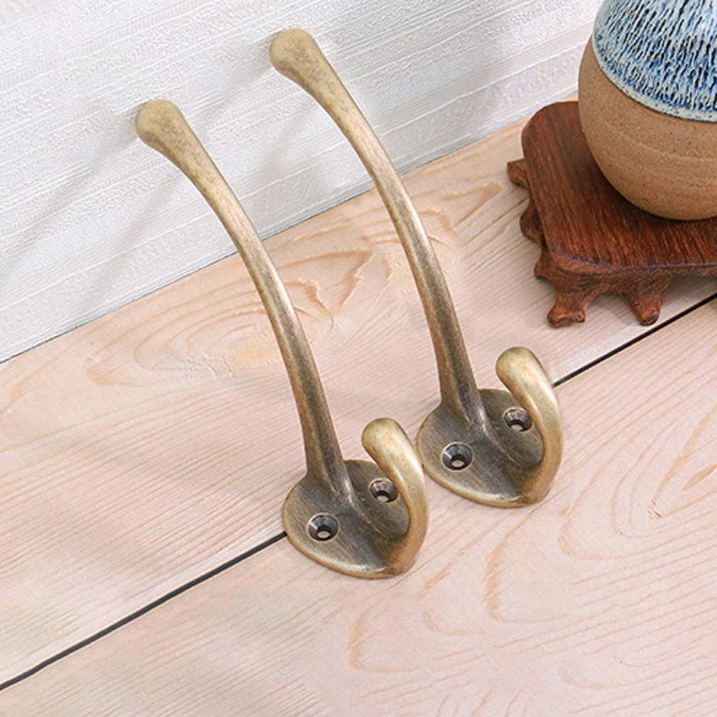 2Pcs Antique Solid Brass for Custom Applications (4.33"x1.18"x1.34")