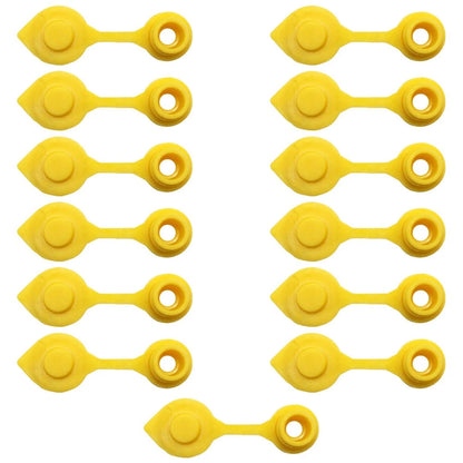 Set of 13 Yellow Vent Caps for Gas Can Fuel Jug