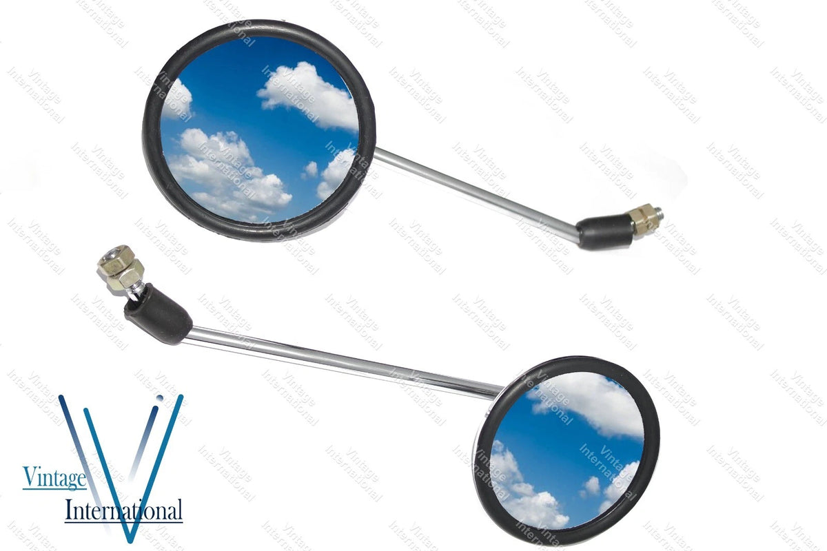 Mirror Set for Vespa Px 125/150 (Chrome Plated)