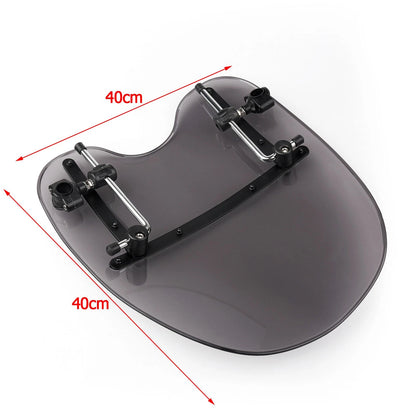 Gray Windshield for Honda Shadow Spirit Aero Rebel Deluxe VT VTX ACE (WIN-010-Gray)