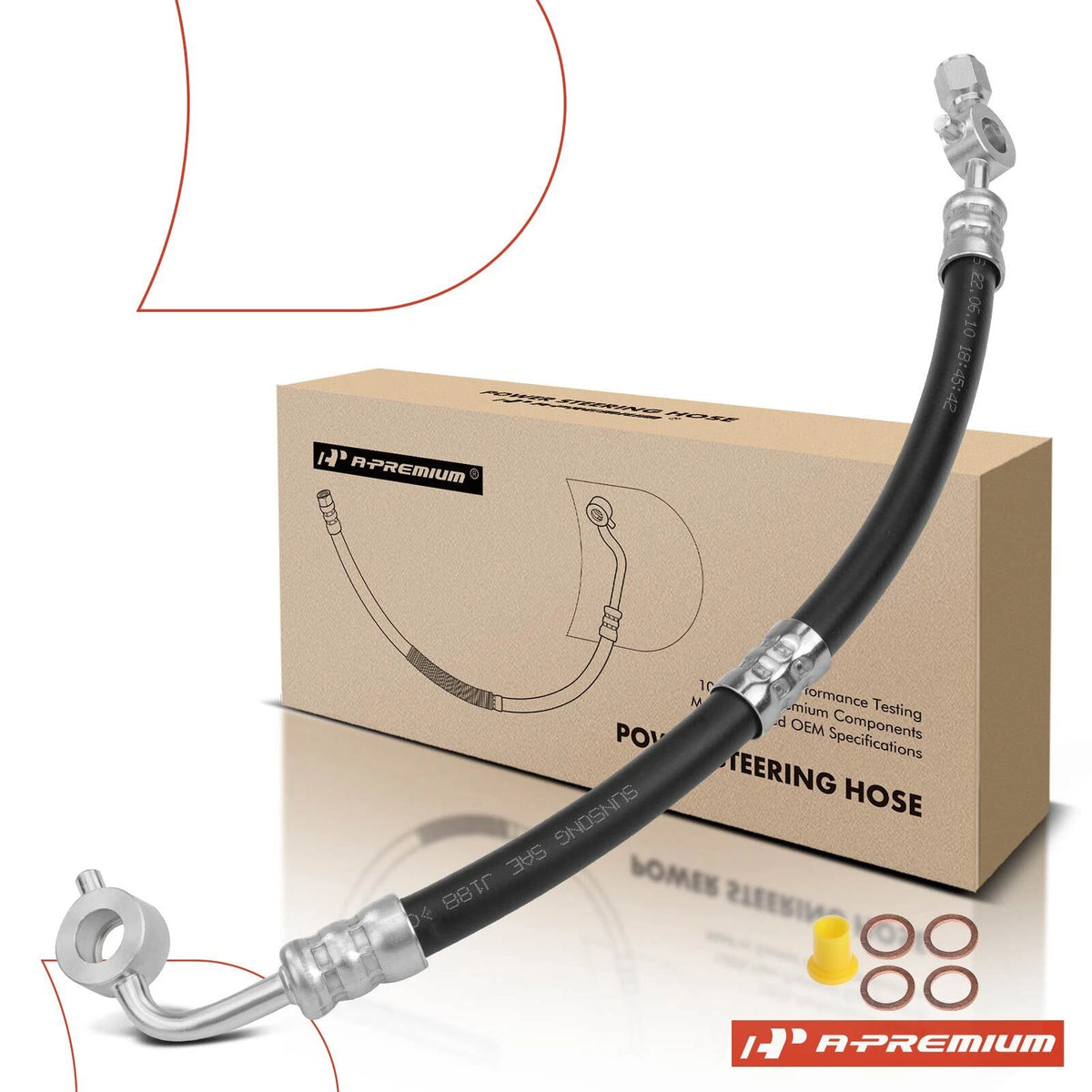 Power Steering Pressure Line Hose Assembly for Nissan Altima (1993–1997) 497202B000, 3401684