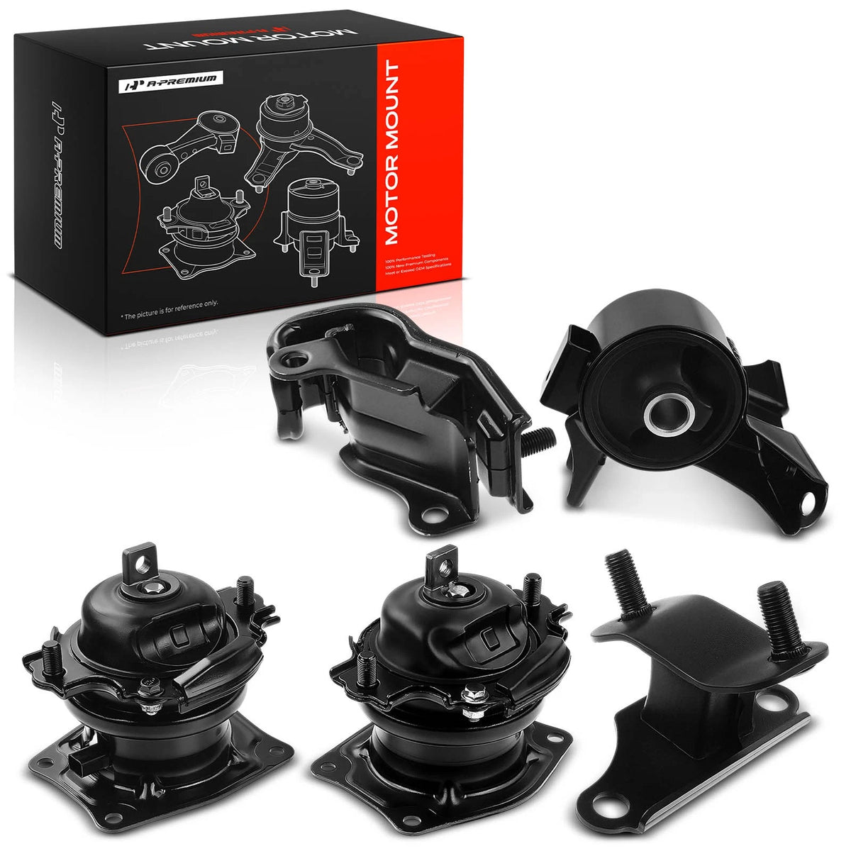 5X Engine Motor & Transmission Mount for Honda Odyssey (2005–2006) EM5840, EM5795, A65026EL, A4583EL