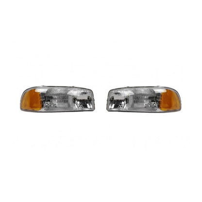 Set of 2 Headlights for GMC Yukon (2000–2006) - MLX-PAIR-SHE901-151QL-CL360A54, GM2502188