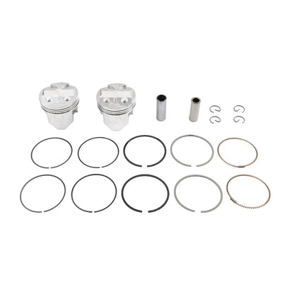 2X 62mm Piston Ring Kit for Kawasaki Ninja 250 (1986–2007) GPX 250R ZZR 250