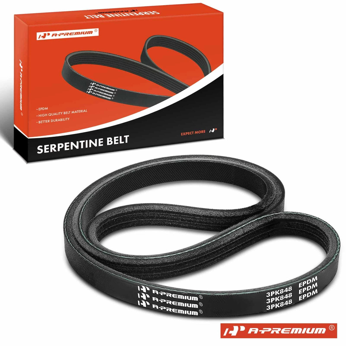 Alternator Serpentine Belt for Toyota Echo (2000–2005) 0009933496, 9091602575