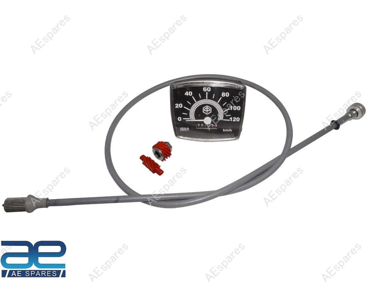 Speedometer 120 Km/H with Cable for Vespa 50 Special (1963–1979)