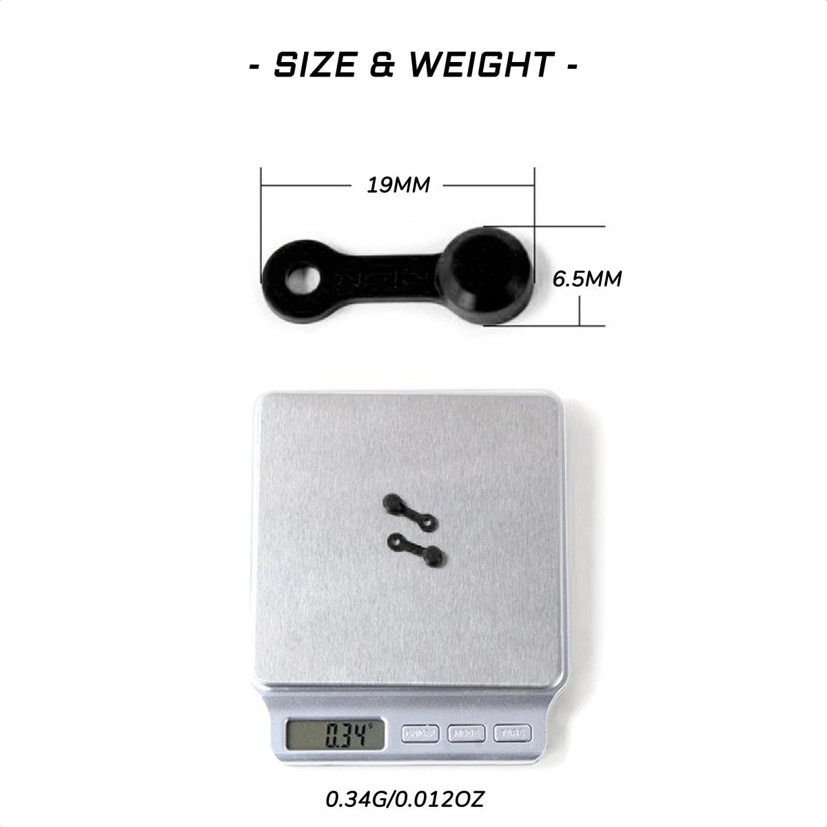 10X Bike Brake Bleeder Rubber Cap 19mm x 6.5mm, Black