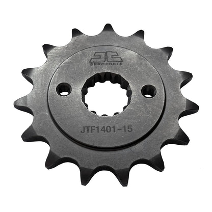 15 Tooth Front Steel Sprocket for Suzuki LT-Z400 (2003–2008) JTF1401.15
