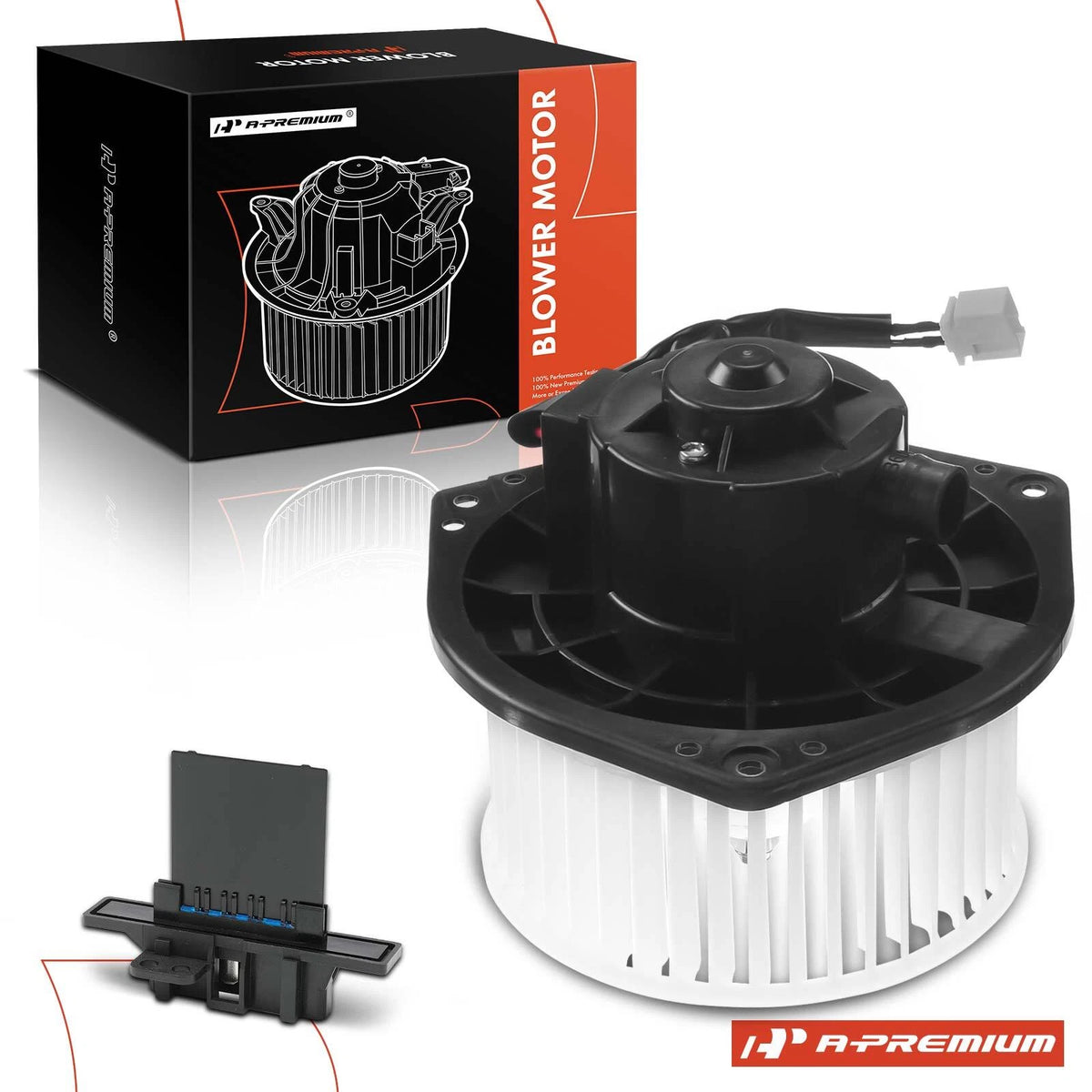 2X Front HVAC Blower Motor & Resistor Kit for Nissan Sentra Frontier (27220-4B000, 271502M105, 271502M100)