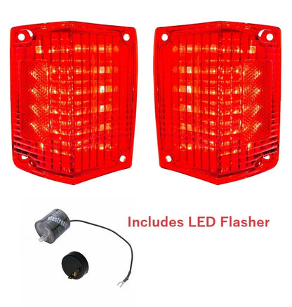 LED Tail Light Kit with LED Flasher for Chevrolet El Camino (1970–1972)