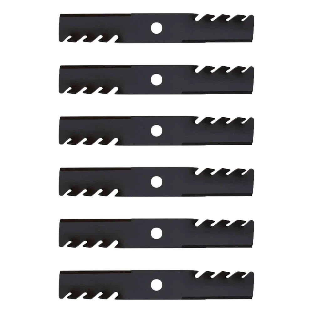 Set of 6 Mulching Mower Blades for Exmark (Fits 103-6396-S)