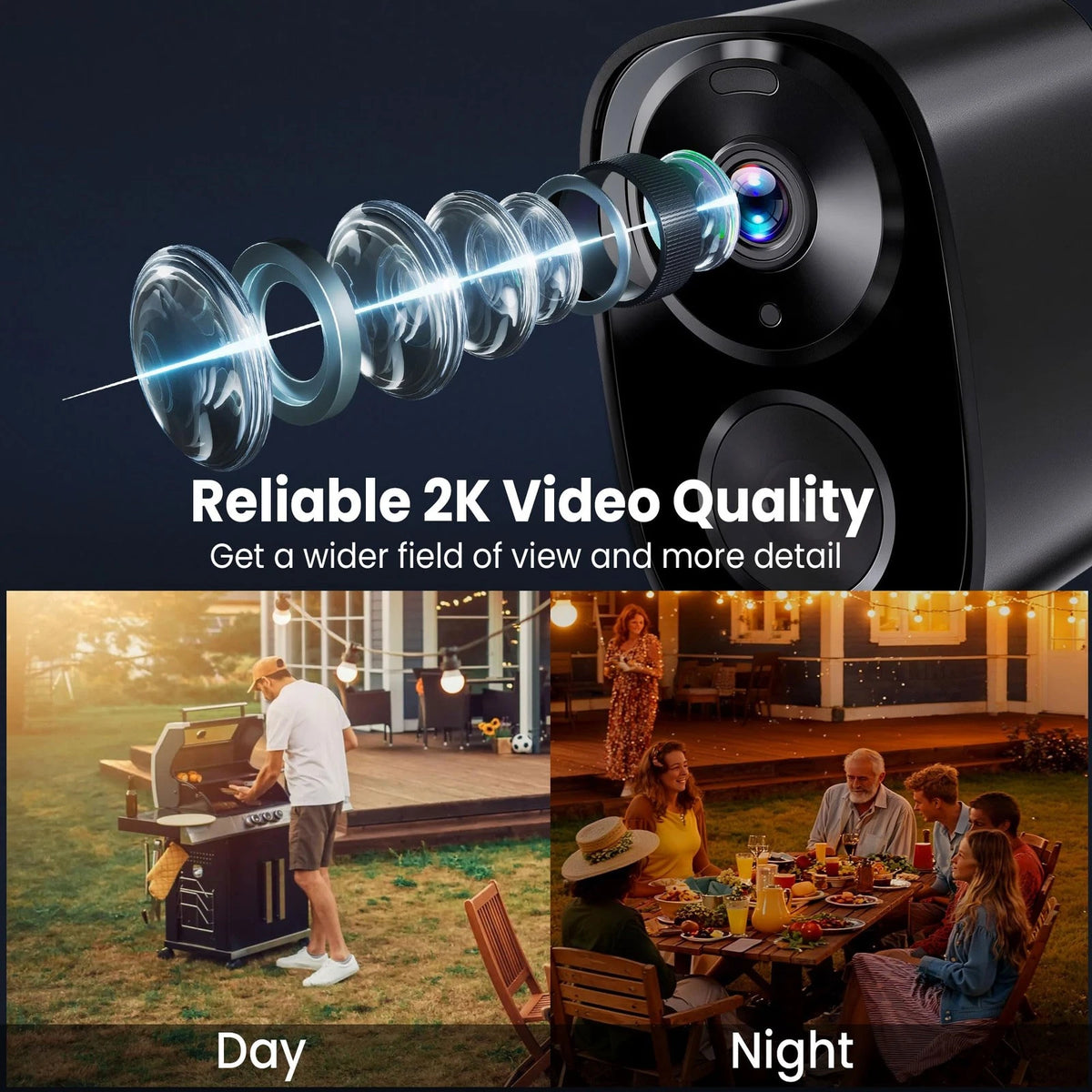 2X Enhanced 2K UHD Wireless Security Cameras for Outdoor Use (2026)