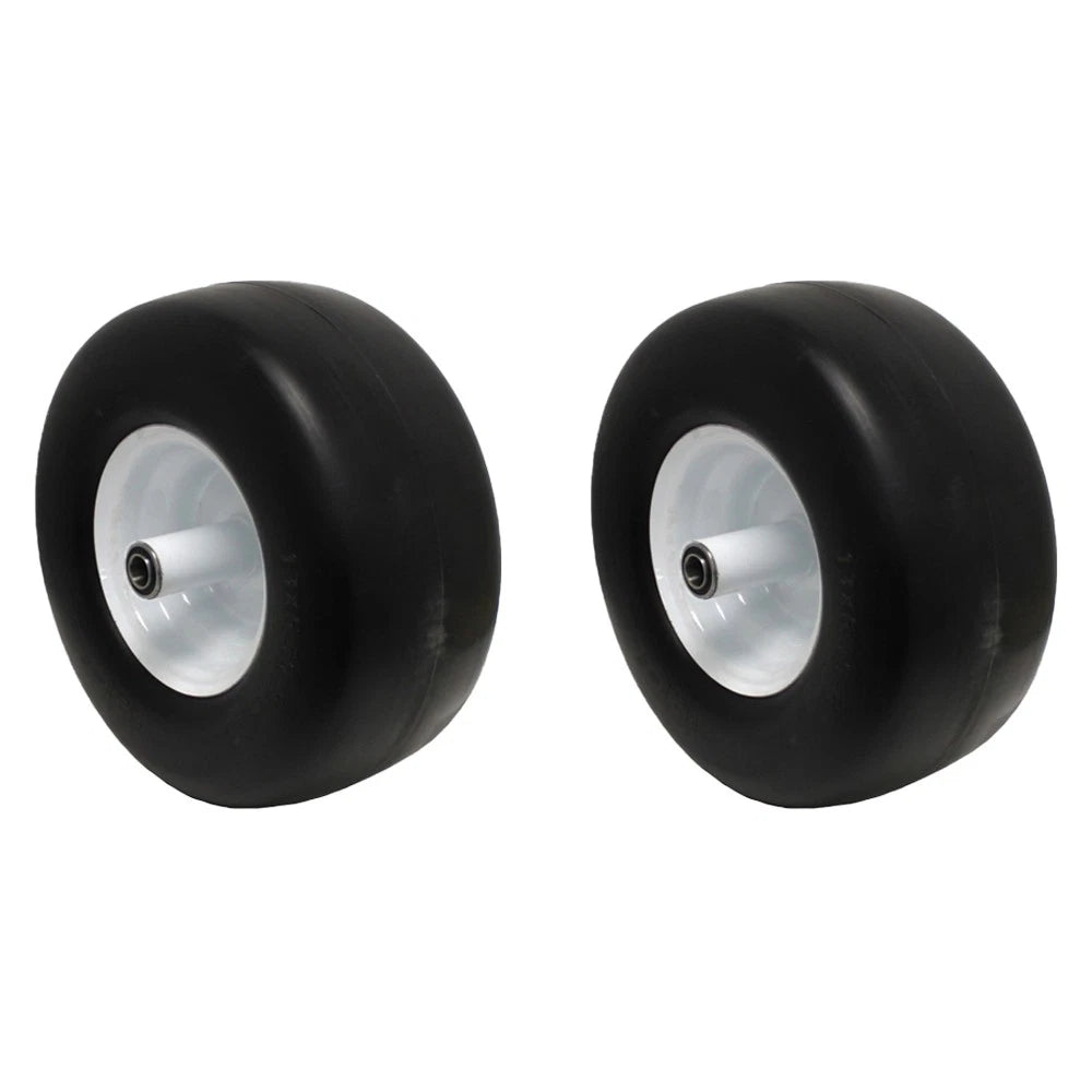 2PK Flat Free Wheel Tire Assembly 13x6.50-6 for Wright