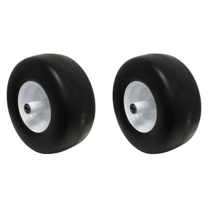 2PK Flat Free Wheel Tire Assembly 13x6.50-6 for Wright