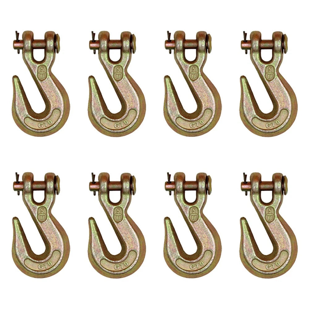 Set of 8 Clevis Grab Hooks with Pin for G70 Transport (CHG516, 45946-10)