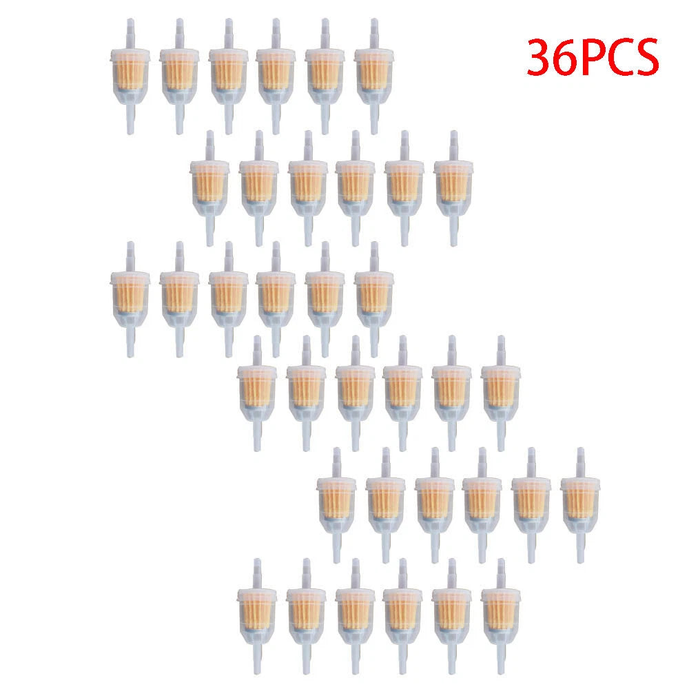 36 Pack Inline Fuel Filter for Kawasaki Kohler (Universal 1/4" x 5/16")