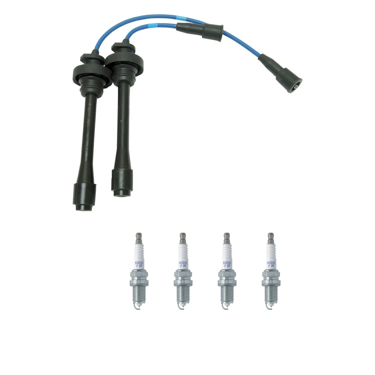 NGK 5mm Wire Set 4 Iridium Spark Plugs for Dodge Stratus (2001–2006)