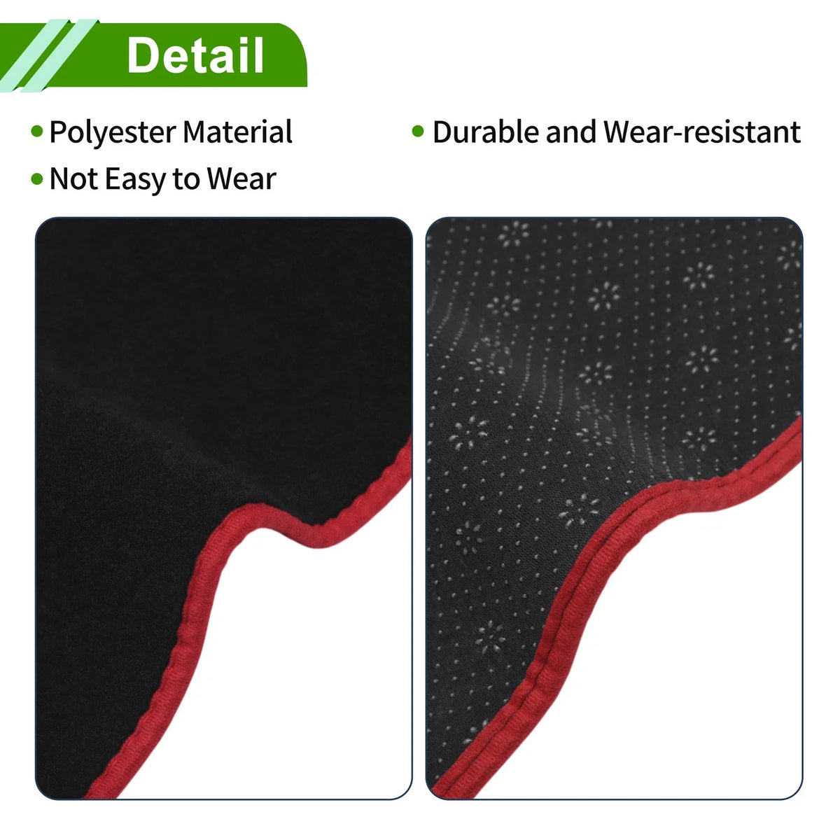 Dashboard Cover for Nissan Micra March K13 (2011–2016) Black Red Anti-Slip