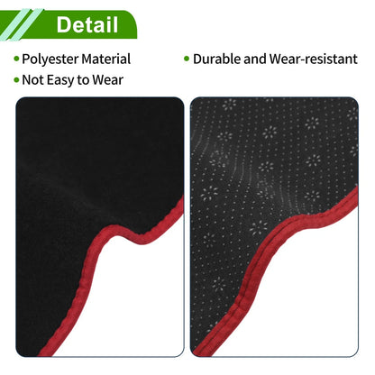 Dashboard Cover for Nissan Micra March K13 (2011–2016) Black Red Anti-Slip
