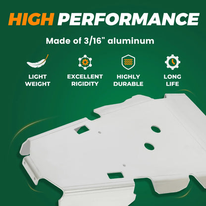 3pc Skid Plate Aluminum for Honda Rubicon IRS 500 2015–2019 & 520 2021