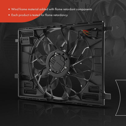 Radiator Fan Assembly with Shroud for Mercedes-Benz C300 (2015–2025)