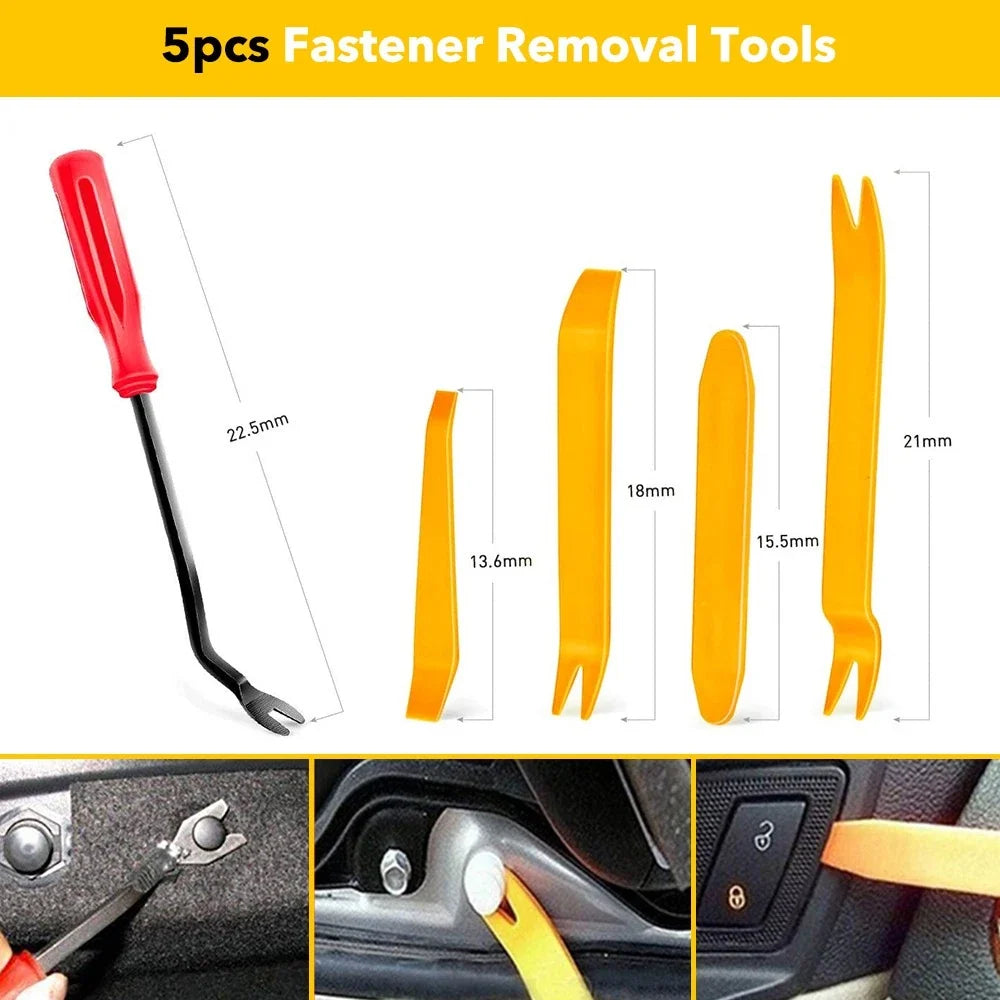 Set of 645 Car Body Plastic Fasteners for Universal Vehicles