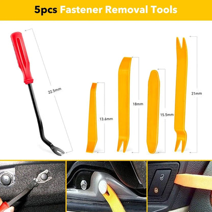 Set of 645 Car Body Plastic Fasteners for Universal Vehicles