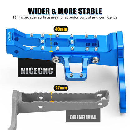 Extended Footrest Foot Pegs for Yamaha Banshee 350 (1987–Present)