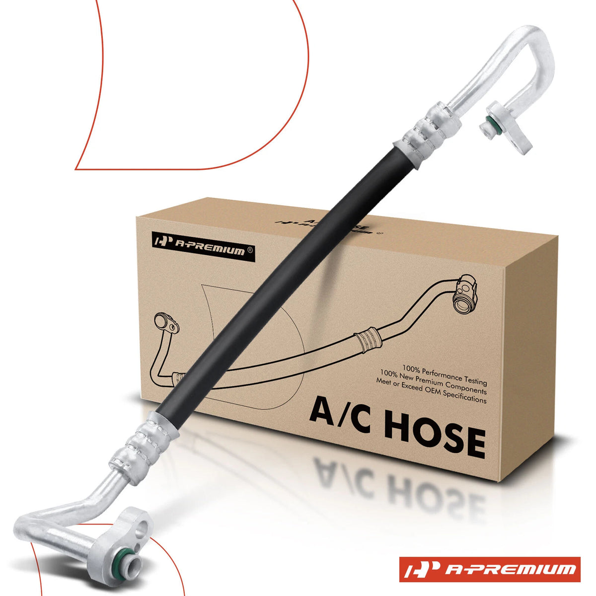 A/C Refrigerant Discharge Line Hose for Hyundai Genesis Coupe (2013–2014) 977622M500, HA112545C