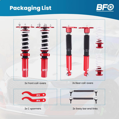 Coilovers Lowering Kit for BMW 3 Series RWD F30 (2012–2018)