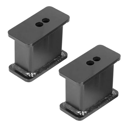 4" Rear Lift Blocks Kit with Ubolts for Chevy GMC Pickup (2007–2018)