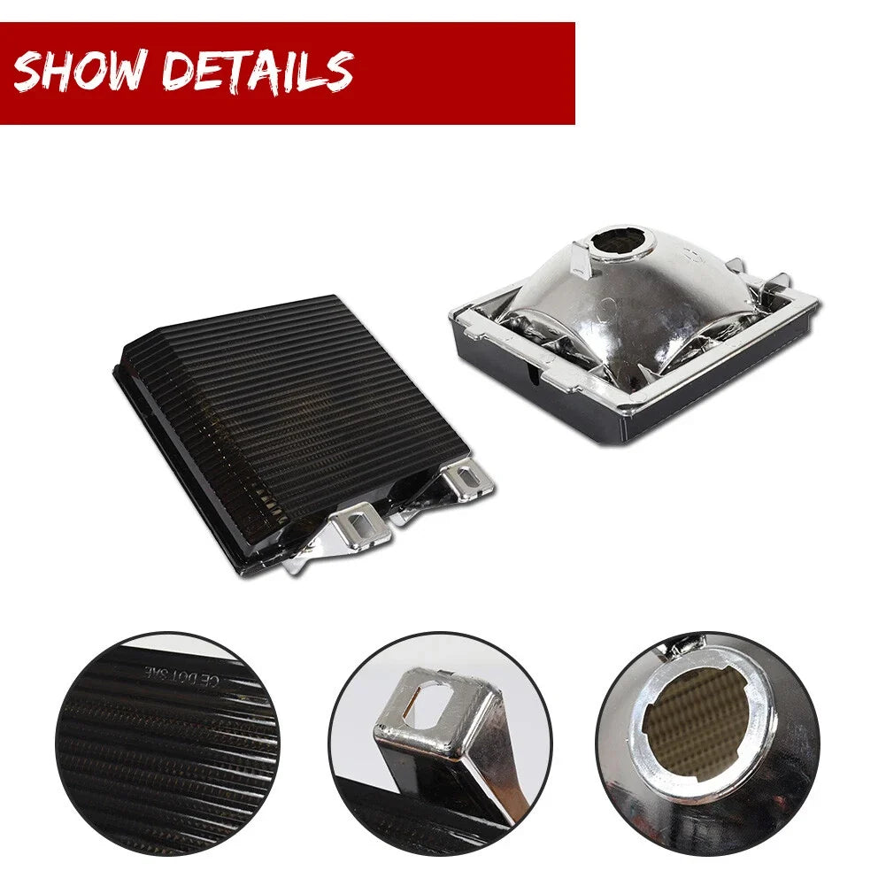 Smoke Turn Signal Side Marker Lamp for Chevy GMC Pickup Truck