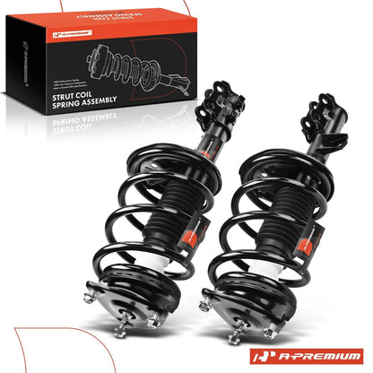 Set of 2 Front Struts w/ Coil Springs for Hyundai Elantra (2007–2010) 1333355L, 1333355R, 172306, 172305