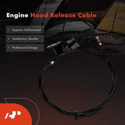 Hood Release Cable for Honda CR-V (1997–2001) 74130S10A01ZA, 74130S10A11ZA, 74130S10A11ZB, 912-210