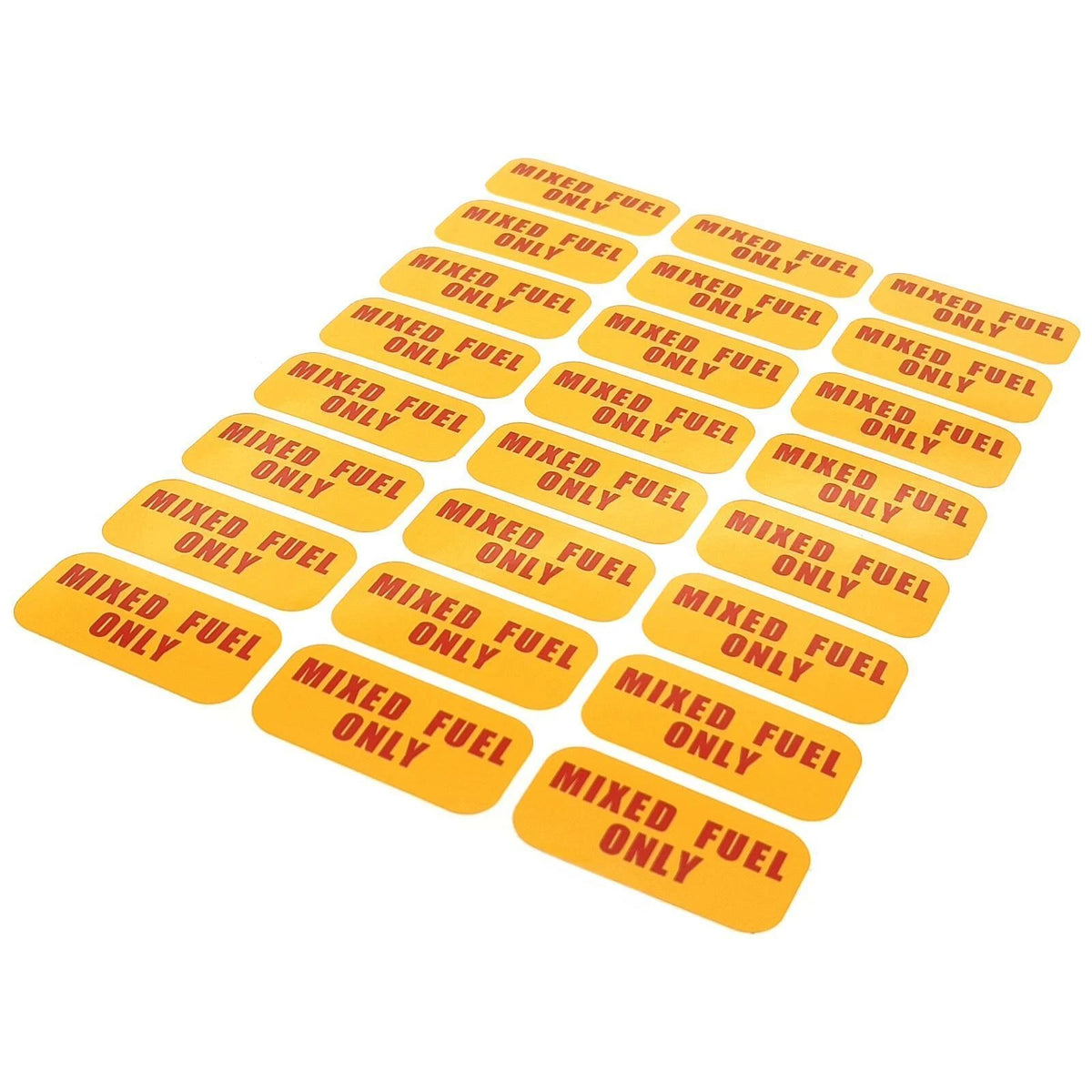 1X2 Inch Mixed Fuel Only Vinyl Decals Stickers Labels
