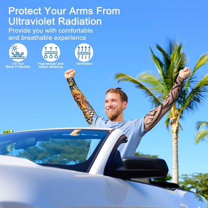 18 Count Tattoo Arm Sleeves for Multiple Uses (Pack of 1)