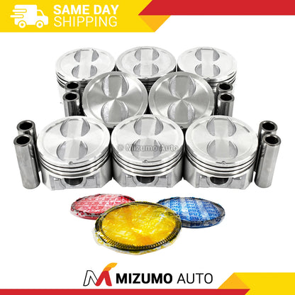 Pistons w/ Rings for Chevrolet 4.3L-5.0L V8 (1996–2002) MA-5741123925