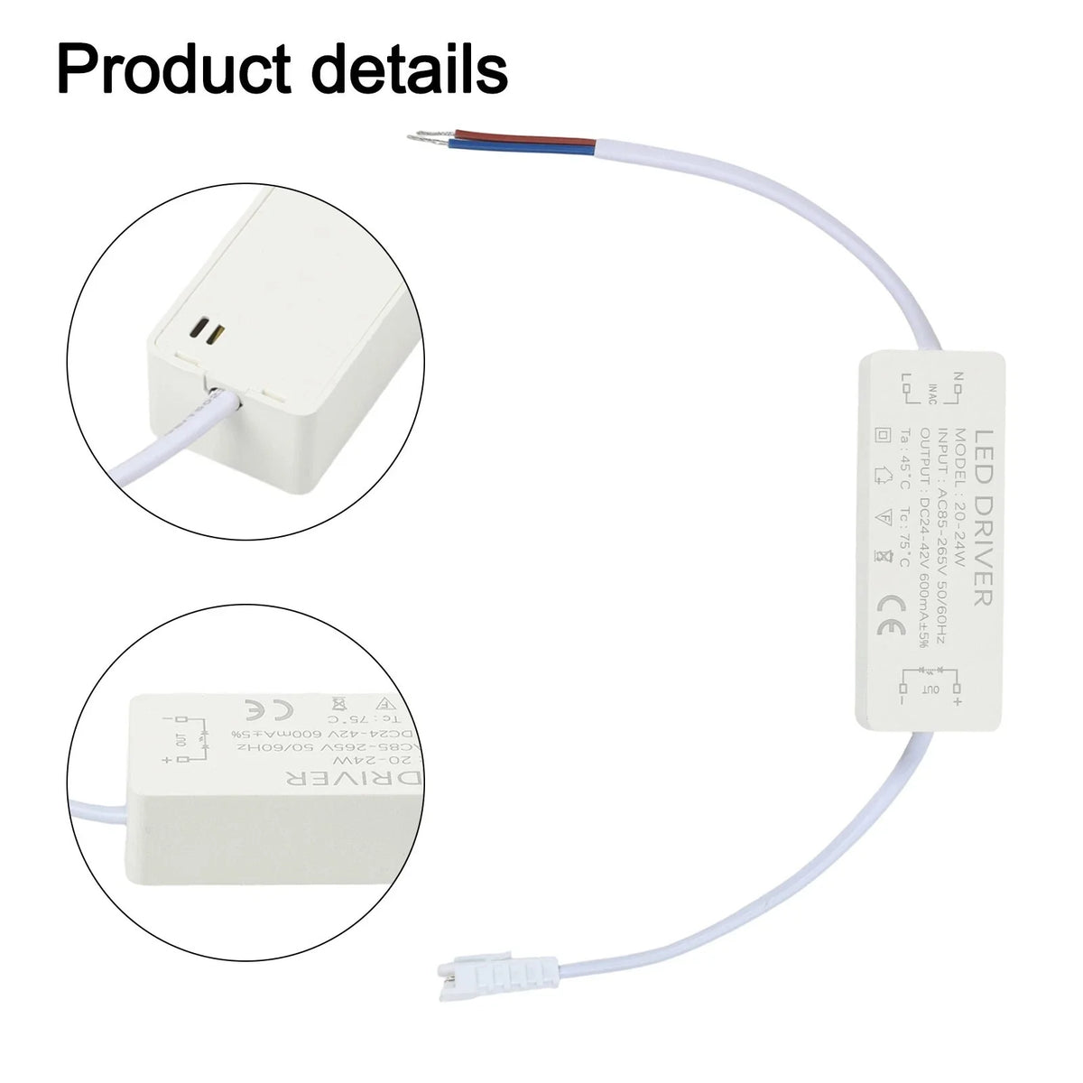 20W 30W LED Power Supply for Ceiling and Panel Lights