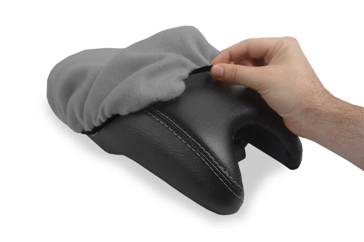 Console Lid Armrest Cover for Honda HR-V (2016–2020) Gray Fleece