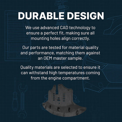 Engine Splash Shields for Jeep Cherokee (2019–2022)